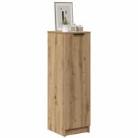 Schoenenkast 29,5x35x100,5 cm bewerkt hout artisanaal eiken - thumbnail