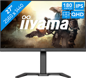 iiyama G-MASTER GB2770QSU-B6 computer monitor 68,6 cm (27") 2560 x 1440 Pixels 2K Ultra HD Zwart