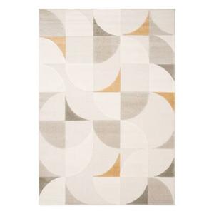 sweeek - Crème retro patroon interieur tapijt