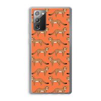 Cheetah: Samsung Galaxy Note 20 / Note 20 5G Transparant Hoesje