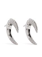 Shaun Leane boucles d'oreilles Talon en or blanc 18ct ornées diamants - Argent - thumbnail