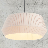 Grote hanglamp beige stof met E27 fitting Nordlux Dicte 53