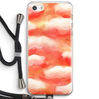 Lichte Wolken: iPhone 5 / 5S / SE Transparant Hoesje met koord