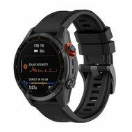 Siliconen sportbandje - Zwart - Garmin Tactix 8 - 47mm