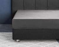 Primaviera Deluxe Satijnen Hoeslaken Grijs 70 x 200
