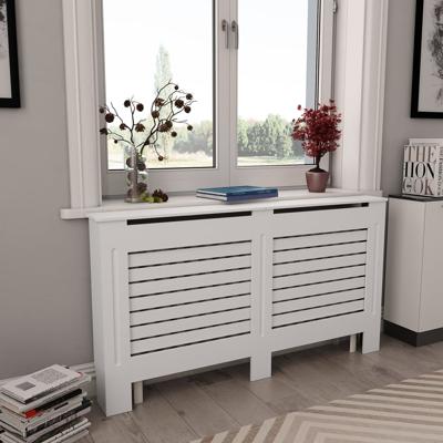 Radiatorombouwen 2 st 152x19x81,5 cm MDF wit