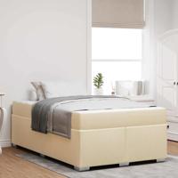 Bedframe Crème 120 x 200 cm Stof