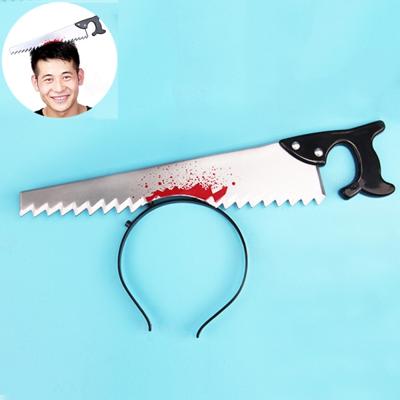 Halloween kostuum partij hele Horror slijtage hoofd rekwisieten zag haar Hoop spelshow Supplies