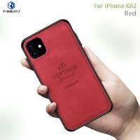 PINWUYO schokbestendige waterdichte volledige dekking PC + TPU + huid beschermende case voor iPhone XIR 2019 (rood)