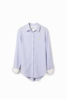 Shirt strepen textuur - BLUE - L