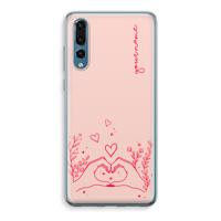 Love is in the air: Huawei P20 Pro Transparant Hoesje - thumbnail