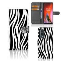 OnePlus Nord 2 5G | Telefoonhoesje | Met pasjeshouder | Zebra