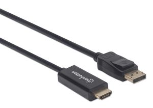 Manhattan 152679 DisplayPort-kabel DisplayPort / HDMI Adapterkabel DisplayPort-stekker, HDMI-A-stekker 1.80 m Zwart