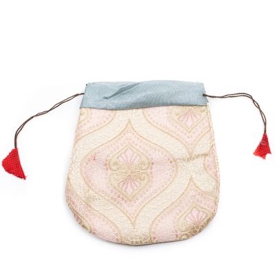 Vintage Katoenen Tasje Verrassing (12,5 x 10 cm)