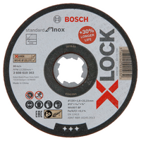 Bosch Accessoires Doorslijpschijf X-Lock Sfinox 125X1.6 mm - 2608619363 - thumbnail