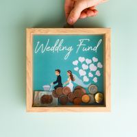 Houten Spaarpot - Wedding Fund