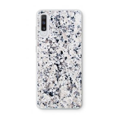 Gespikkelde marmer: Samsung Galaxy A70 Transparant Hoesje