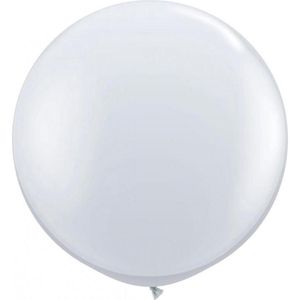 Transparante grote ballonnen 90 cm diameter - Diamond Clear