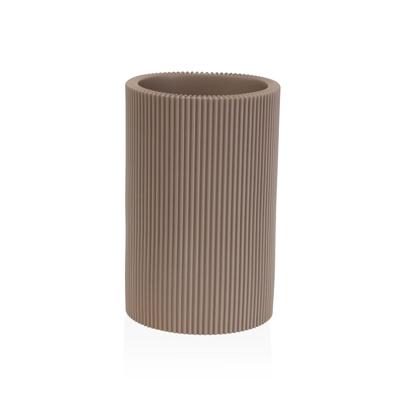 Tandenborstelhouder Versa Beige Hars 7,5 x 11,5 x 7,5 cm