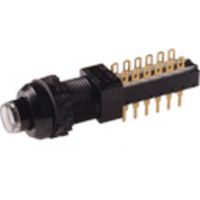 C & K Switches F6UEEAU Druktoets 50 V, 30 V/DC Continu 1 stuk(s) Bulk - thumbnail