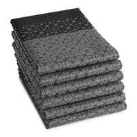 DDDDD DDDDD Theedoek Chrystal 60x65 Black DDDDD DDDDD Theedoek Chrystal 60x65 Black