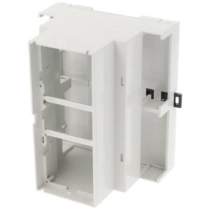 Hammond Electronics 1597DIN6MDH68 DIN-rail-behuizing Open 90 x 73 x 106 PPO Lichtgrijs 1 stuk(s)