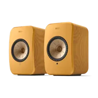 KEF LSX II Wireless Stereo Speakers - Amber Haze