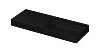 Wastafel INK United 1200x450x110 mm Mat zwart 0206474