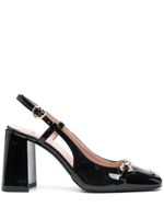 Love Moschino escarpins à bout carré 93 mm - Noir