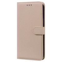 Samsung Galaxy A35 hoesje - Bookcase - Koord - Pasjeshouder - Portemonnee - Camerabescherming - Kunstleer - Beige