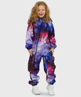 Waterproof Softshell Overall Comfy Universe Jumpsuit - thumbnail