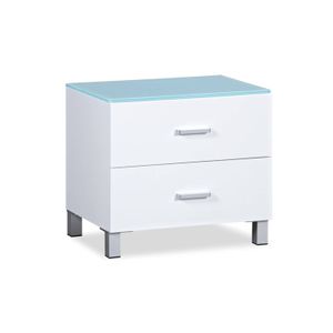 Beter Bed Select Nachtkast Fresh 2 Laden - 54 X 48 X 40 Cm - Wit