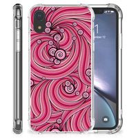 Apple iPhone Xr Back Cover Swirl Pink