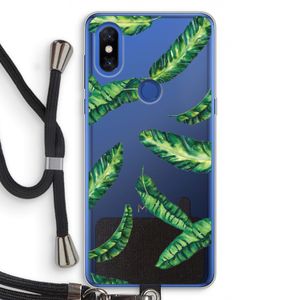 Lange bladeren: Xiaomi Mi Mix 3 Transparant Hoesje met koord