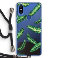 Lange bladeren: Xiaomi Mi Mix 3 Transparant Hoesje met koord
