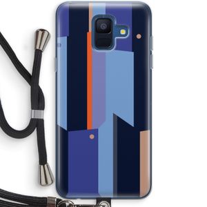 Gestalte 3: Samsung Galaxy A6 (2018) Transparant Hoesje met koord