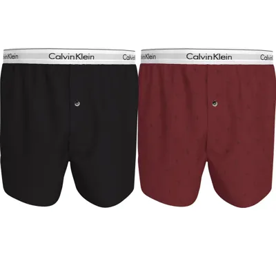 Calvin Klein 2-Pack Wijde Heren Boxershorts - Boxer slim - Katoenen losse mannen boxers