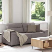 2-zitsbank Taupe 180x81x84 cm Stof