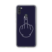 F**k U: Samsung Galaxy A11 Transparant Hoesje