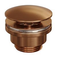 Brauer Copper Edition Wastafelplug - always open - PVD - geborsteld koper 5-GK-159 - thumbnail