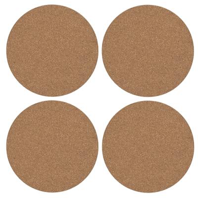 Cook Concept Onderzetter - 4x - kurk - rond - D19 cm - voor pannen - hittebestendig