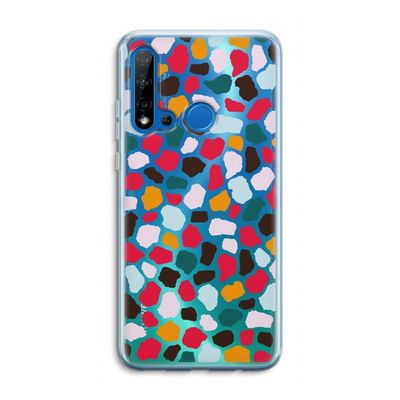 Colored Giraffe: Huawei P20 Lite (2019) Transparant Hoesje