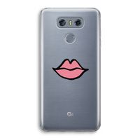 Kusje: LG G6 Transparant Hoesje Kusje: LG G6 Transparant Hoesje