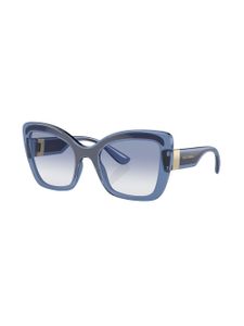 Dolce & Gabbana Eyewear lunettes de soleil à monture papillon - Bleu