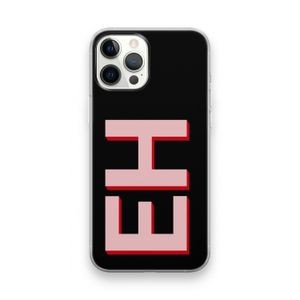 Monogram: iPhone 12 Pro Max Transparant Hoesje