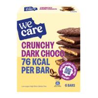 Wecare bars crunchy dark choco