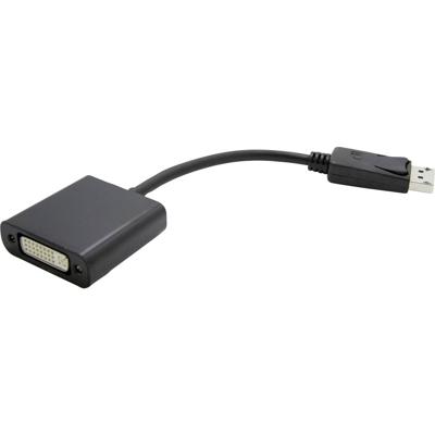 Value 12.99.3133 DisplayPort-kabel DisplayPort / DVI Adapterkabel DisplayPort-stekker, DVI-D 24+1-polige bus 0.15 m Zwart