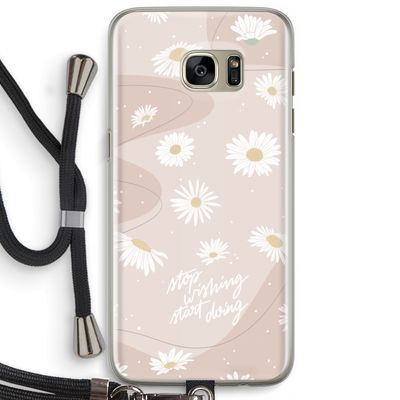 Daydreaming becomes reality: Samsung Galaxy S7 Edge Transparant Hoesje met koord