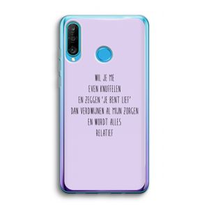 Relatief: Huawei P30 Lite Transparant Hoesje