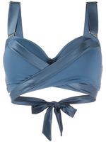 Marlies Dekkers haut de bikini à design cache-cœur - Bleu - thumbnail